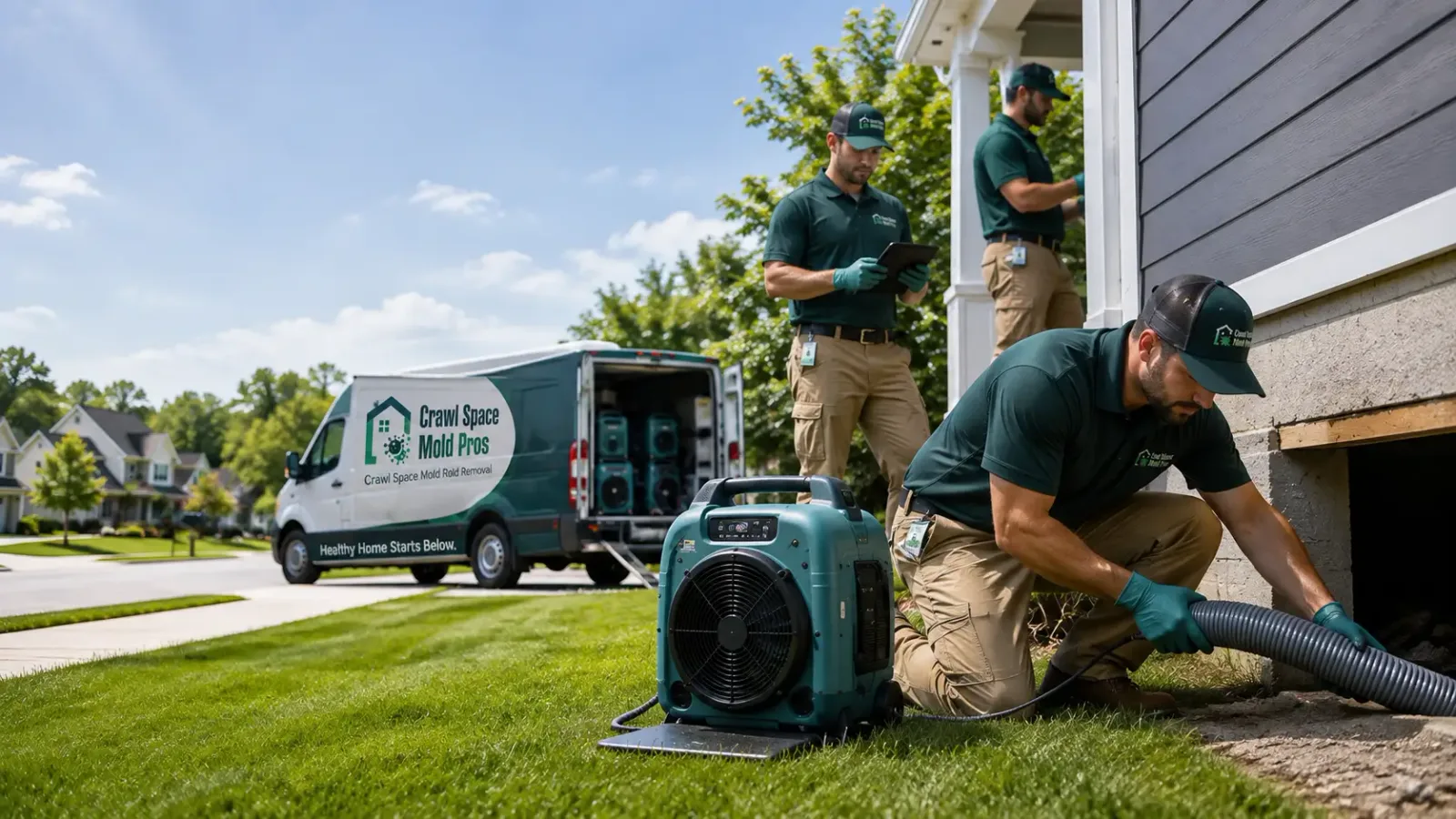 Crawl Space Mold Removal in Belle Fourche, SD